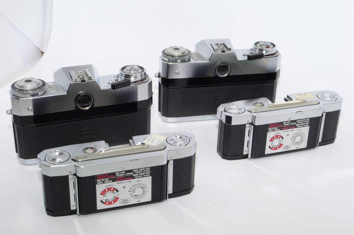 Two Zeiss Ikon Contarex Super Film cameras. CONSECUTIVE serial