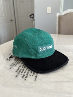 Supreme SS25 Ventile Cotton 2 Tone Camp Cap Green Black One Size