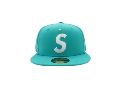 Supreme Gold Cross S Logo New Era Teal | eBay