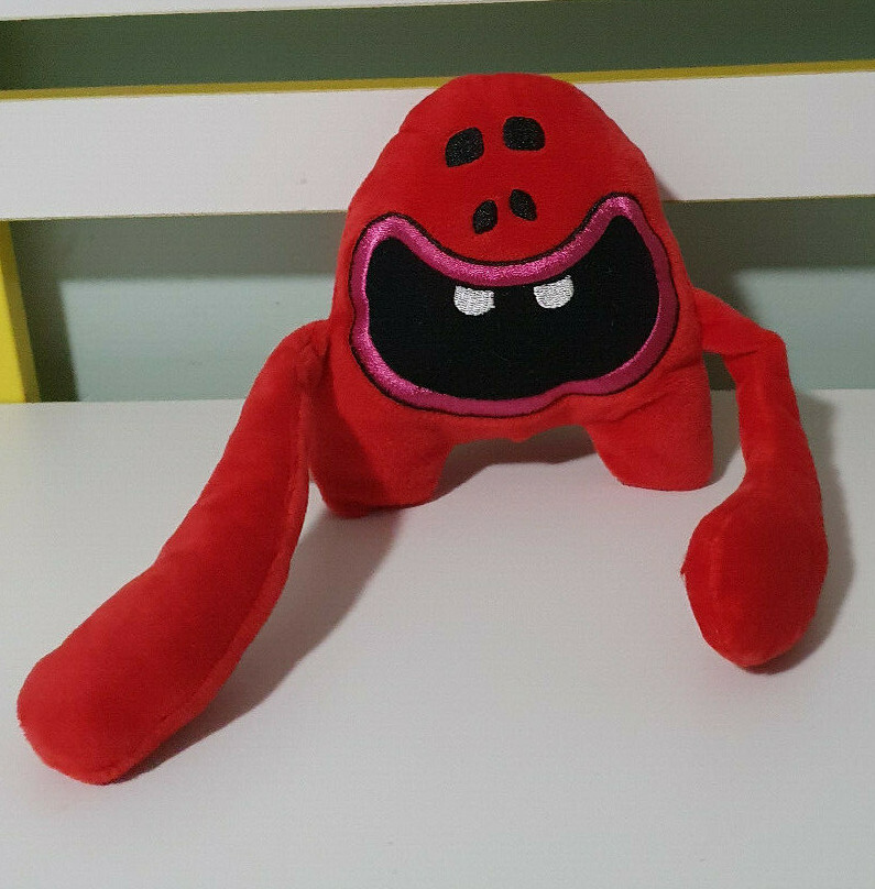 EMIRATES FLY WITH ME MONSTER PROMOTIONAL TOY! RED WITH OPEN MOUTH