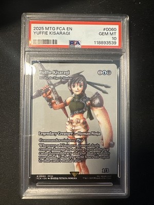 PSA10】ユフィ・キサラギ 虎の影、百合子FOIL ファイナルファンタジー