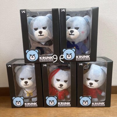 KRUNK×BIGBANG Plush doll 5PCS SET FANTASTIC BABY ver JAPAN DOME