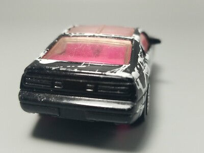 Nissan 300zx Matchbox 1990 Rare Version Black & White Spiderweb