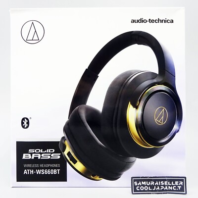 audio-technica SOLID BASS Bluetooth headphone ATH-WS660BT BGD