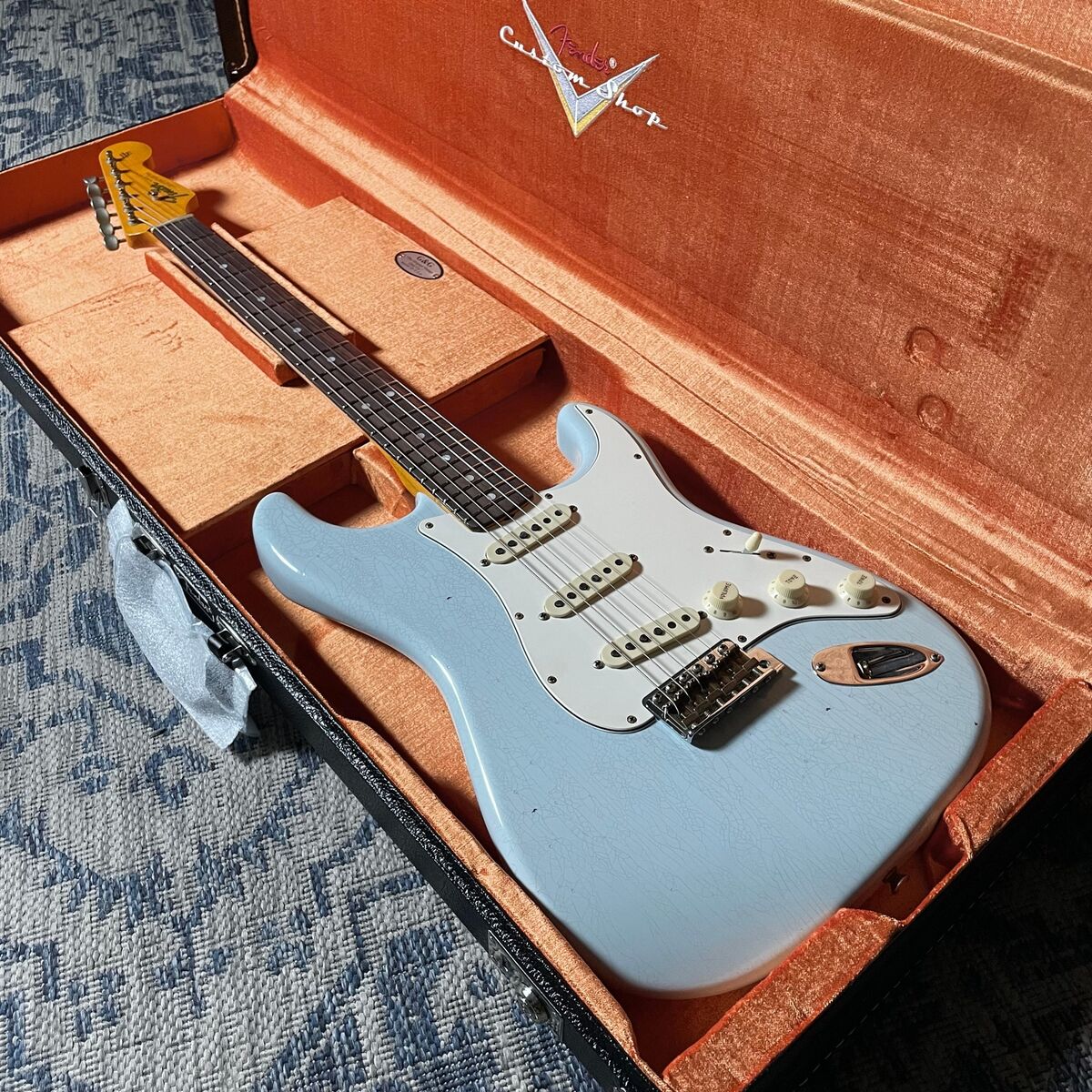 ギター Custom HardRelic Trans Blue Stratocaster Custom HardRelic