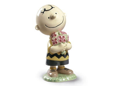 NAO BY LLADRO SNOOPY'S CHARLIE BROWN #532 BRAND NIB PEANUTS LARGE