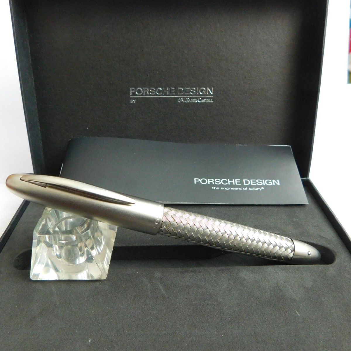 PORSCHE DESIGN Faber-Castell Rollerball Pen TecFlex Silver Steel