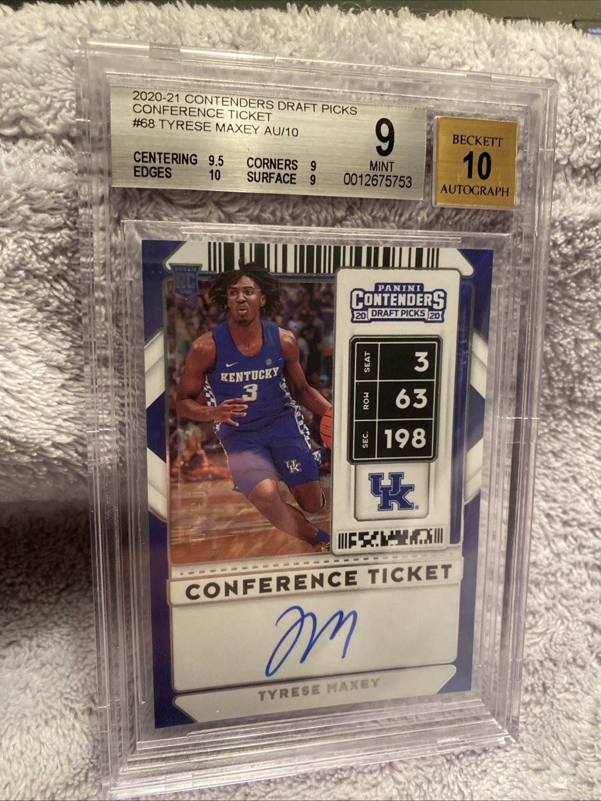 NBA カード2020ドラフトピックプリズムタイラーマキシーサインカード