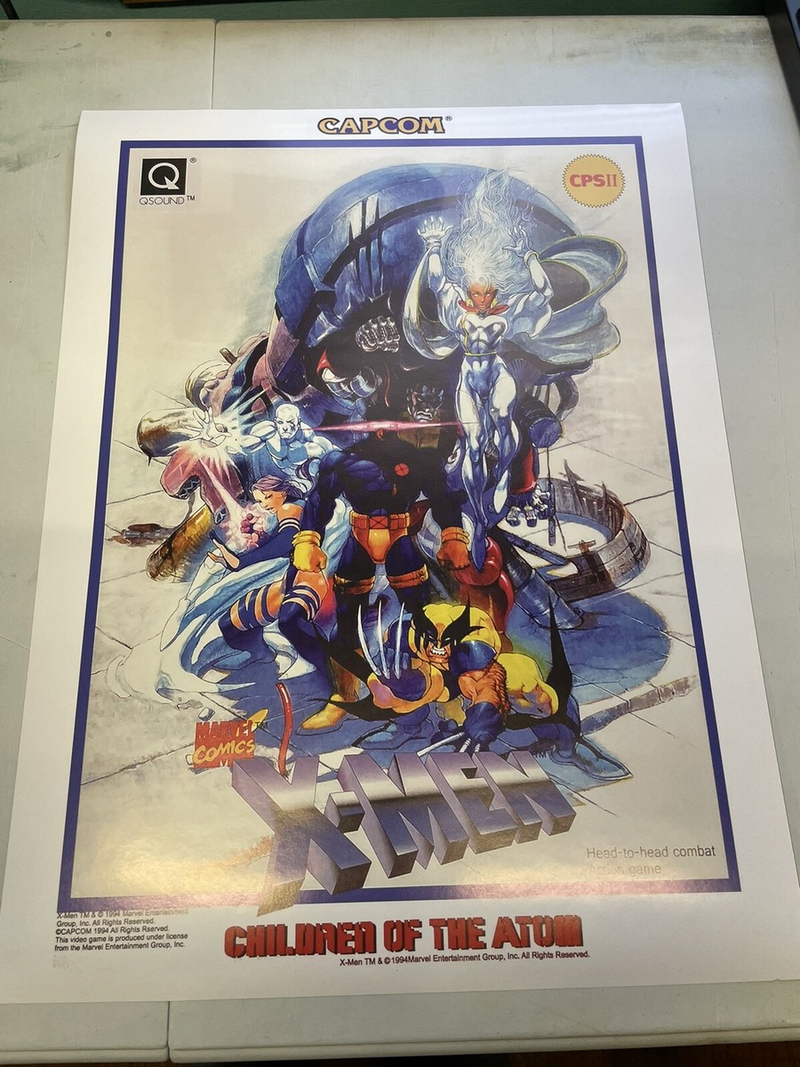 CAPCOM X-MEN エックス・メン チルドレンオブジアトム B1ポスター