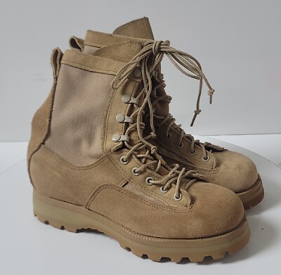 McRae Footwear Army Combat Boot Vibram Gore Tex Brown Men's Size