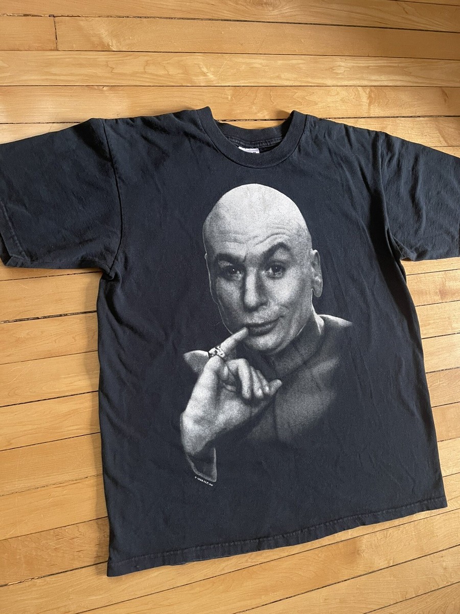 Vintage Austin Powers Dr. Evil T-Shirt 1998 Size Large Single