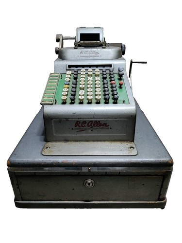 Vintage Allen Wales Adding Machine Tested - See Description | eBay