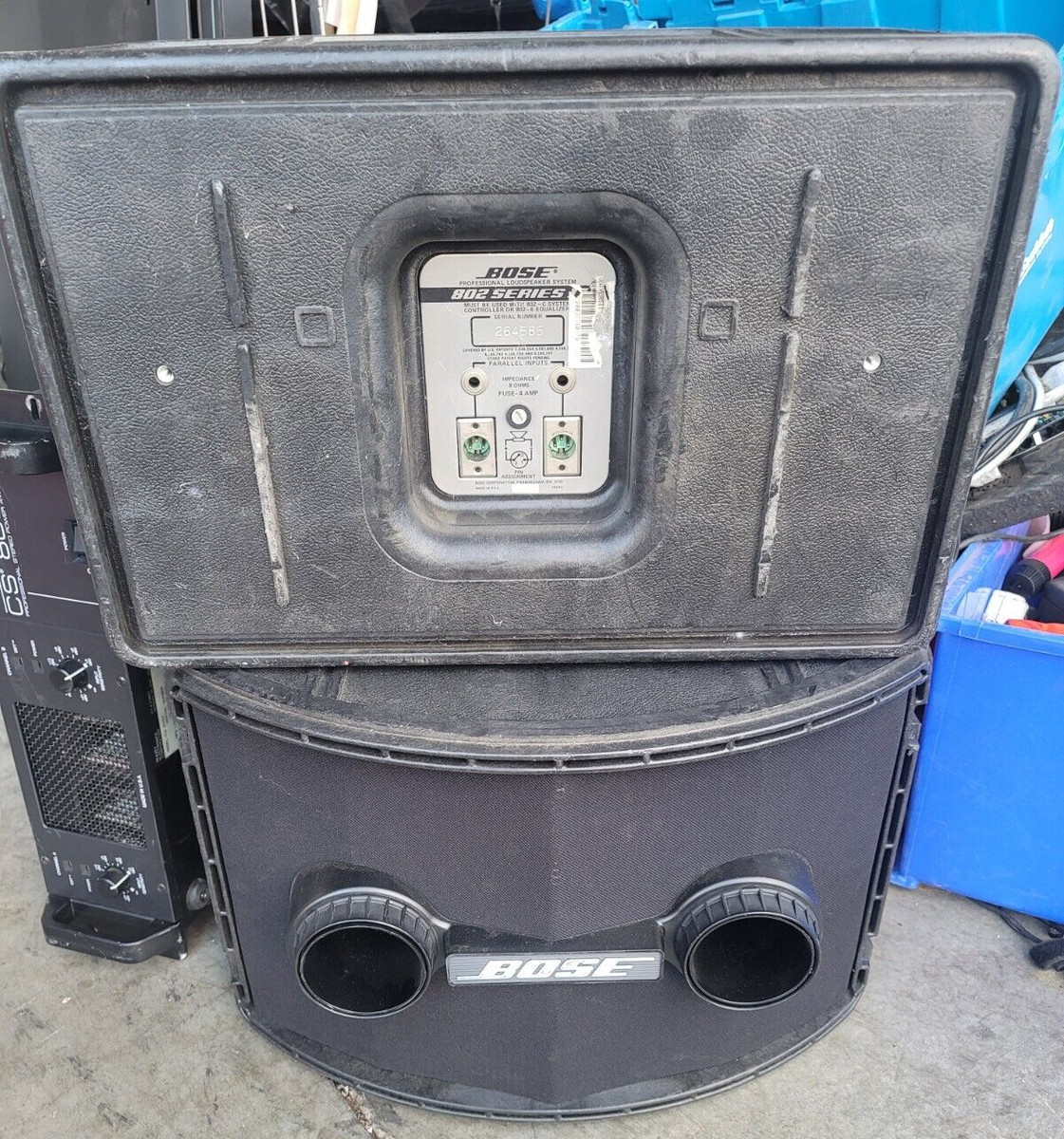 ① 2本BOSE Panaray System 502A スピーカー金具付