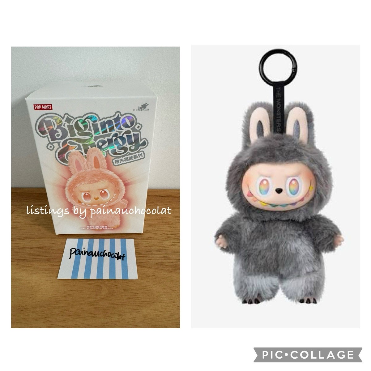 100% Authentic POP MART Labubu Monsters Big Into Energy BIE ID