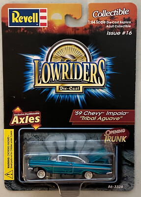 Revell 1:64 LOWRIDERS #16 (1959) '59 CHEVY IMPALA (Teal