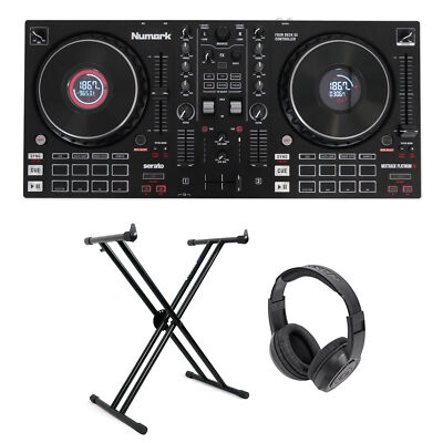 Numark Mixtrack Platinum 動作品 4デッキ スタンド付 Numark