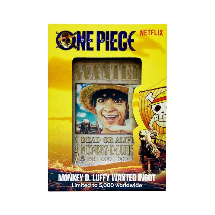 One Piece Limited Edition Wanted Poster Ingot (only 5,000 made and