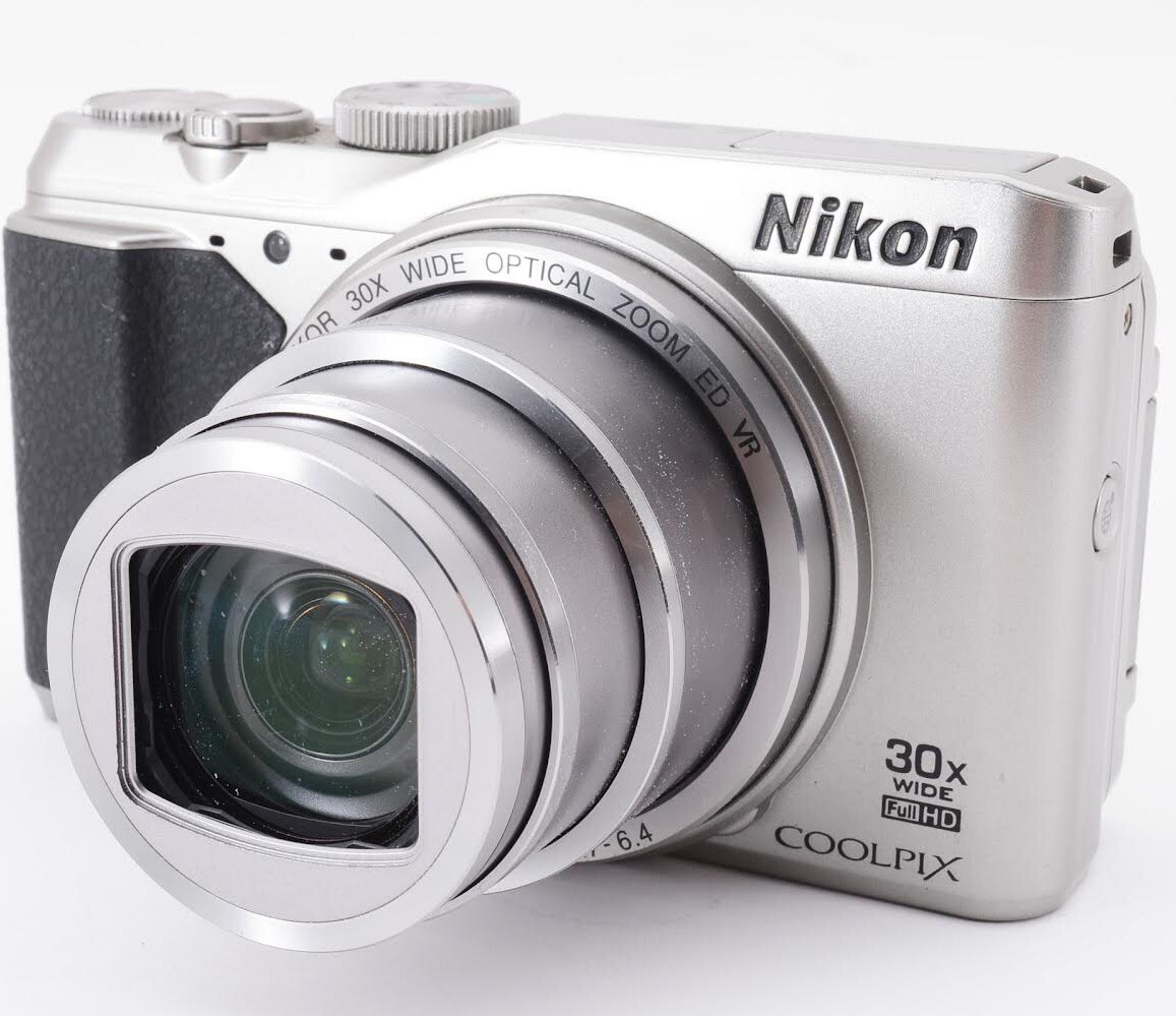 Nikon COOLPIX S9900 16MP Digital Camera W. 30x Zoom Lens Silver | eBay