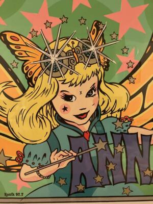 Frank Kozik × Anna Suiシルクスクリーンポスターです Frank Kozik