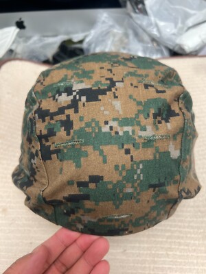 USMC ECH ACH Desert Woodland MARPAT リバーシブル ヘルメットカバー