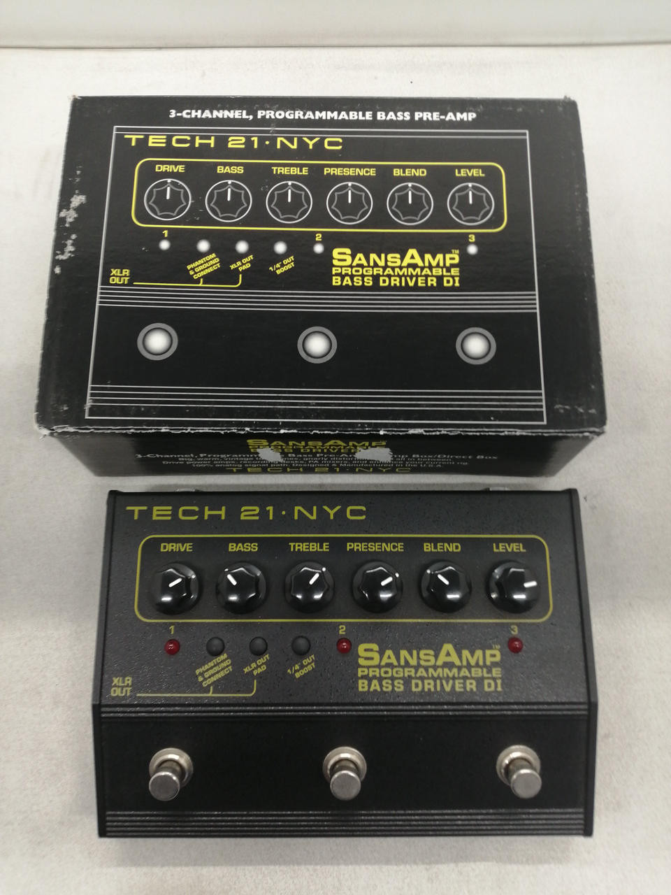 TECH 21 NYC SansAmp BASS D DI 初期型後期 Bass Driver DI – Tech 21 NYC