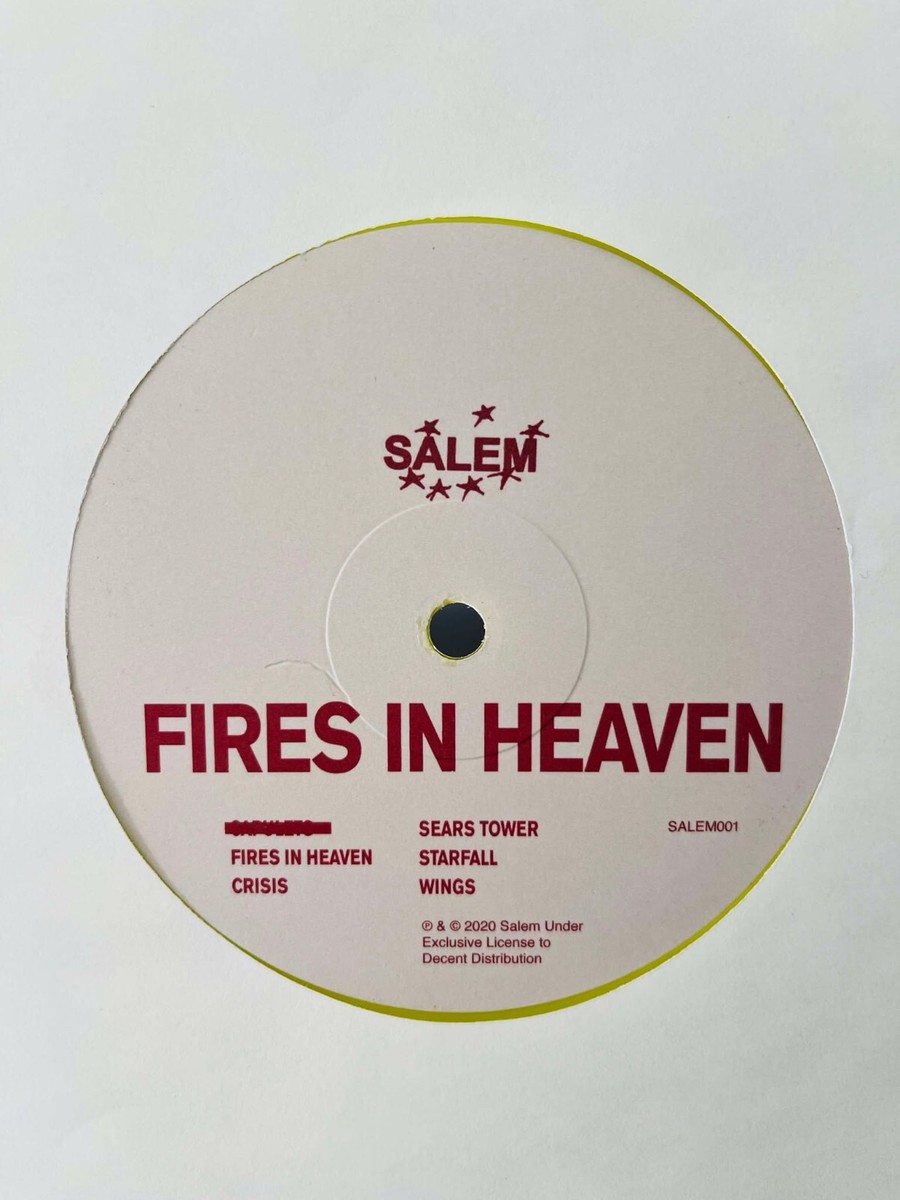 SALEM CAP FIRES IN HEAVEN バンドT レコード SALEM CAP FIRES IN