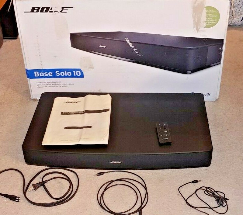 Bose Solo 10 series II TV Sound System 740928-1120 with remote
