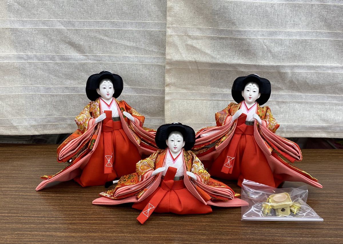 伝統古道具 南部白鹿園造 雛人形 japanese hina doll 伝統古道具 南部