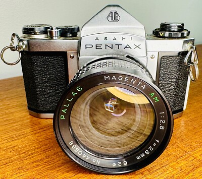 ASAHI PENTAX SV フィルム一眼レフカメラ SMC TAKUMAR 1.8/55 レンズ