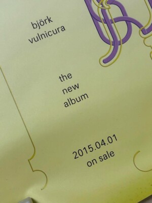 非売品】bjork ビョーク『Vulnicura』ポスター 未使用品 非売品】bjork