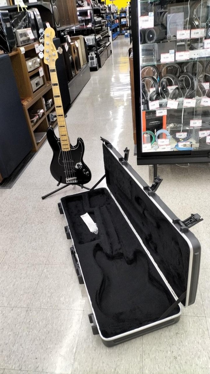 Fender] American Deluxe Jazz Bass N3 Black 2010 USA String