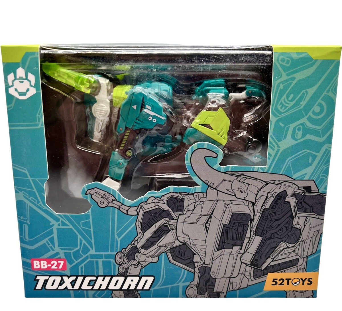 Toxichorn Ox Transformer Action Figure 52toys Beast Box 2021 BB-27