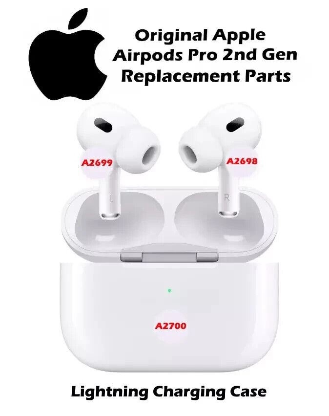 Apple AirPods Pro 2nd Gen Replacement Left, Right or Both Sides or