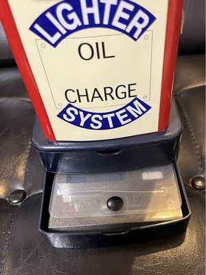 Rare ZIPPO Oil Charger Refill Station Vintage Industrial Display