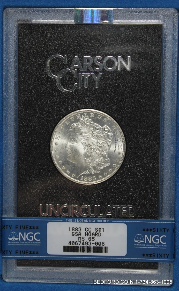 Carson City Grade MS 65 1883 Year Morgan US Dollars (1878-1921