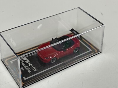 1/64 YM Model Mazda MX-5 Roadster Red with Opening Hood Engine