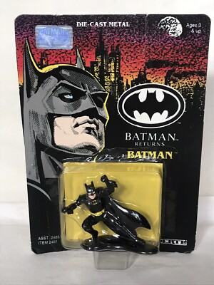 New Vintage Batman Returns 1992 Batman Figure Die Cast Metal | eBay