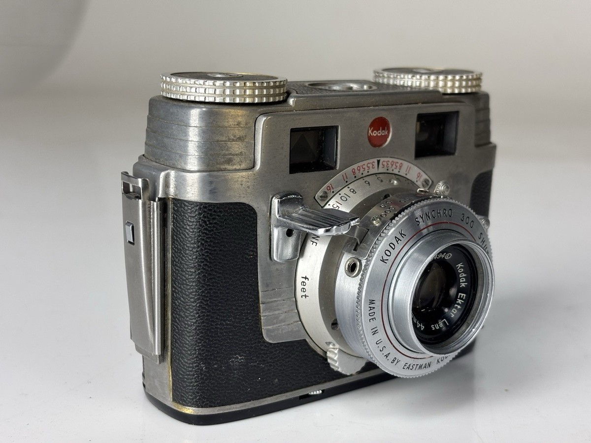 kodak signet 35 camera Ektar Lens 44mm F3.5 Vintage Collectible | eBay