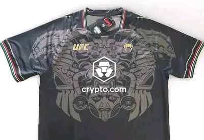 NEW Men's Size XL Venum UFC Noche Black Jersey Fighter Kit Night