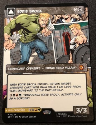 MTG エディ・ブロック/Eddie Brock 英語 ボーダーレス FOIL d*4様