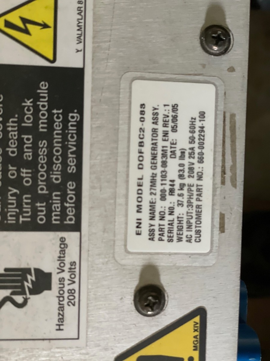 ENI DOFBC2-083 OB2 rf generator, 660-002294-100 | eBay