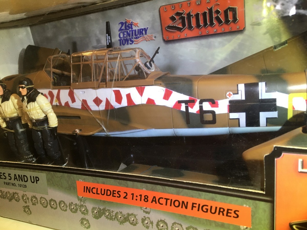 Rare 1:18 Ultimate Soldier German JU-87 Stuka Desert Snake - NIB