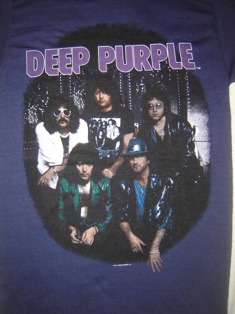 Vintage Concert T-Shirt DEEP PURPLE 87 NEVER WORN NEVER WASHED | eBay