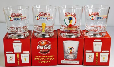 Coca-Cola 2002 FIFA Korea Japan World Cup Glass Limited Rare