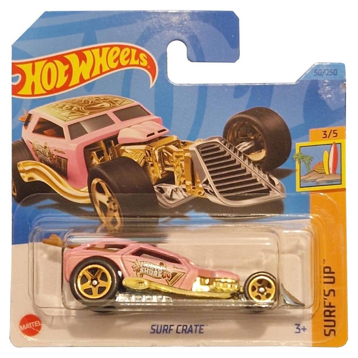 2023 Hot Wheels - Surf Crate (HKL06) - Treasure Hunt - Short Card