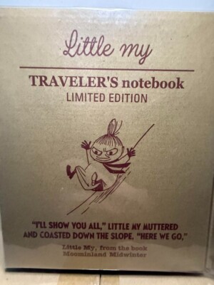 Traveler's Notebook Moomin Collaboration Little My Passport Size
