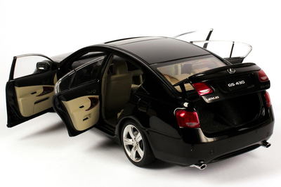 2006 LEXUS GS430 SEDAN LEFT HAND DRIVE BLACK 1:18 AUTOart 78802
