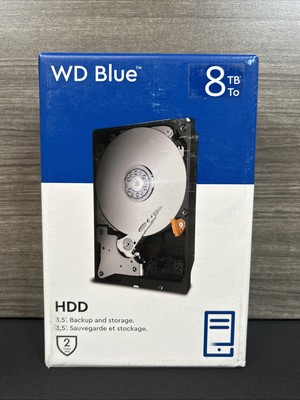 WD Blue PC Desktop 8TB Hard Drive Internal HDD 5640RPM SATA 6Gb/s