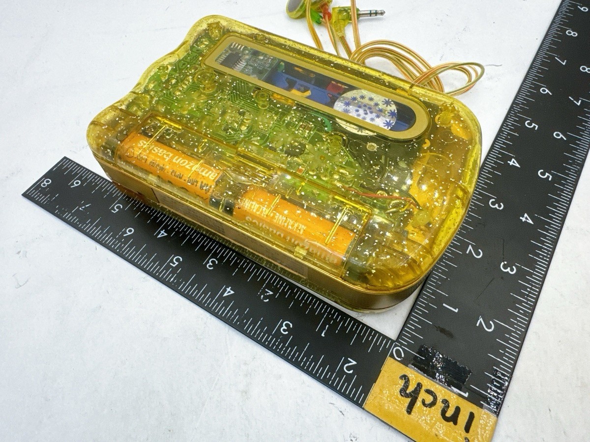 Sony Walkman WM-3500SP Whoopee Gold Skeleton Portable Cassette