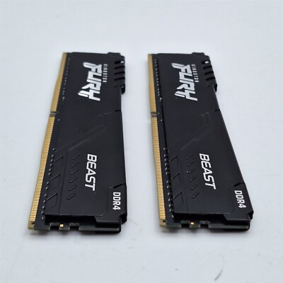 Kingston 16GB (2x8GB) 3200MHz DDR4 CL16 DIMM (Kit of 2) Fury Beast